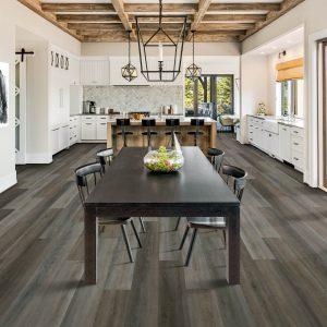 Laminate flooring in a dining room | Flooring Direct