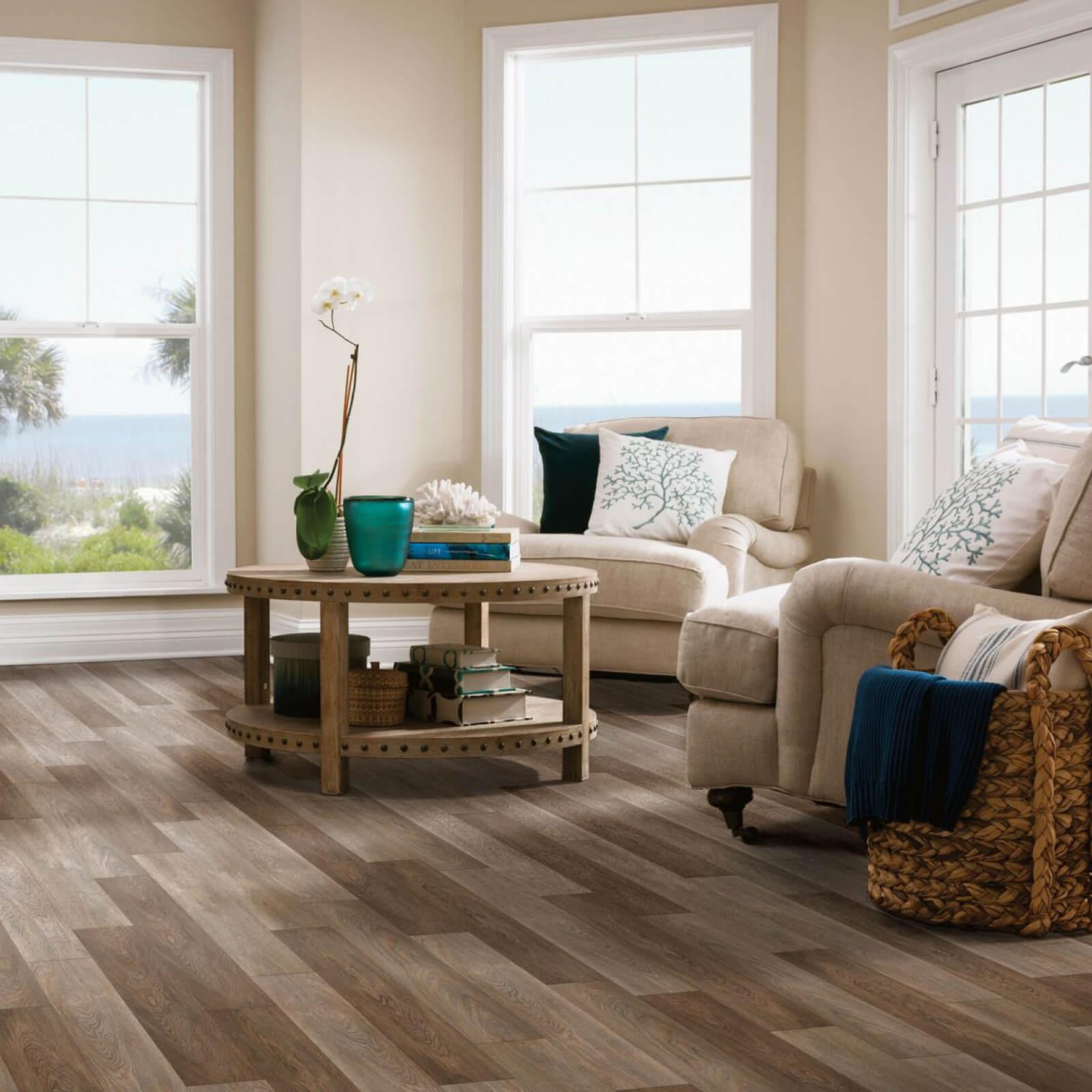 Lavish hardwood flooring in living room | Flooring Direct