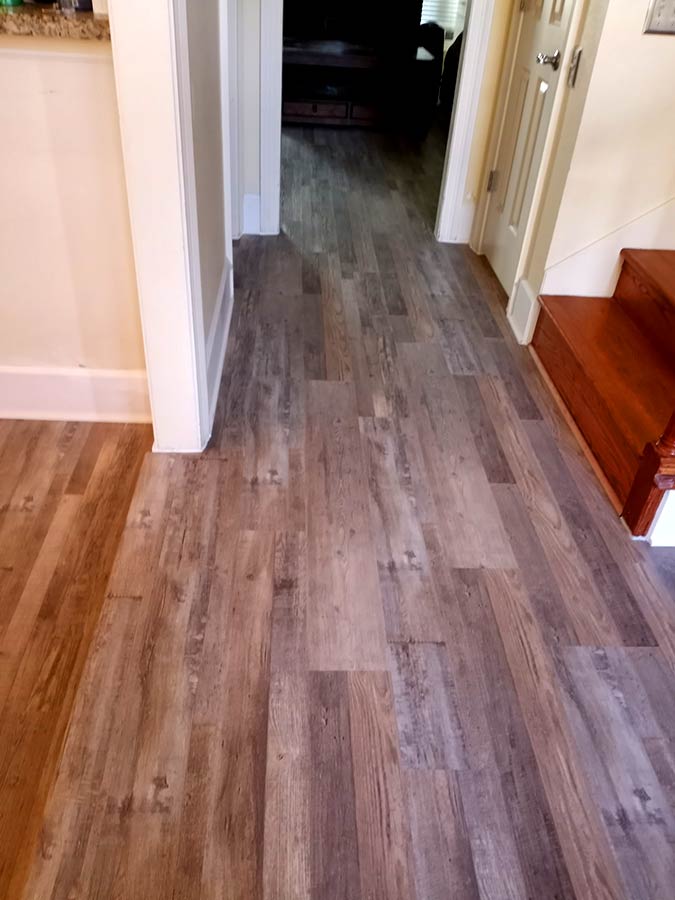 Our flooring installation pros are the best at transitions and undercuts. Making your new flooring look like it was always there.