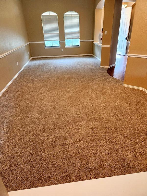 Carpet Installation After Family Room