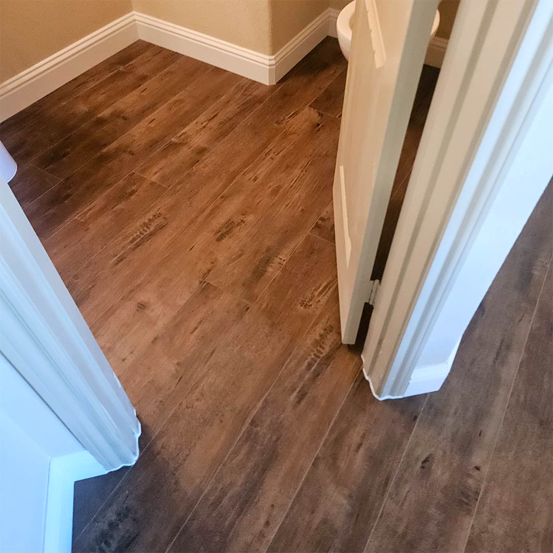 Wood-look Vinyl Flooring and Installation in Fort Worth, TX, by Flooring Direct in Dallas.