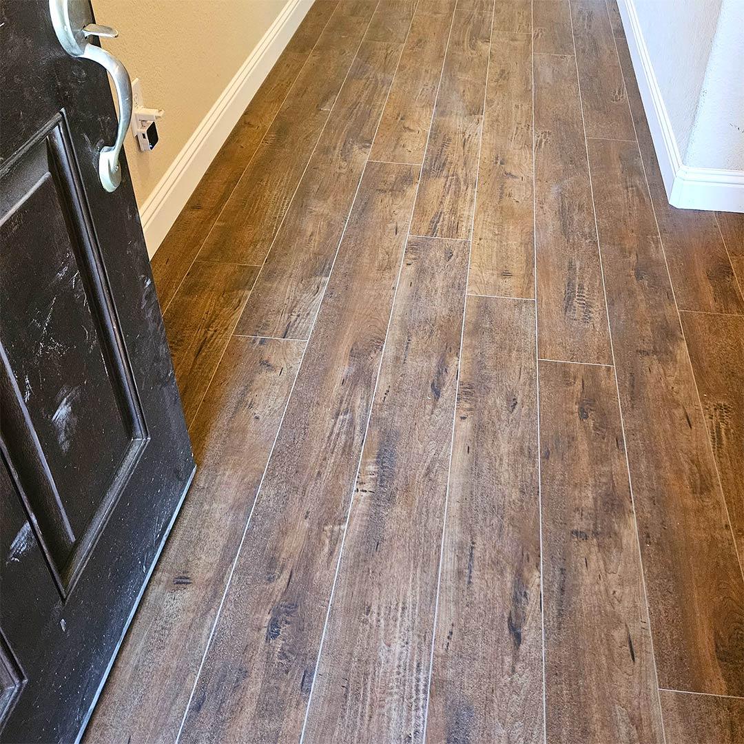 Wood-look Vinyl Flooring and Installation in Fort Worth, TX, by Flooring Direct in Dallas.