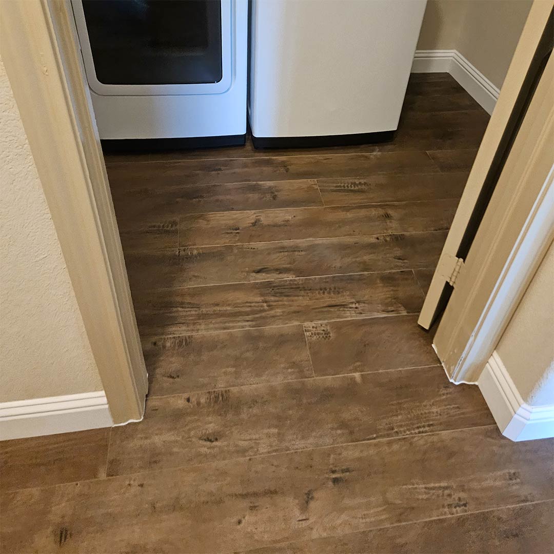 Wood-look Vinyl Flooring and Installation in Fort Worth, TX, by Flooring Direct in Dallas.